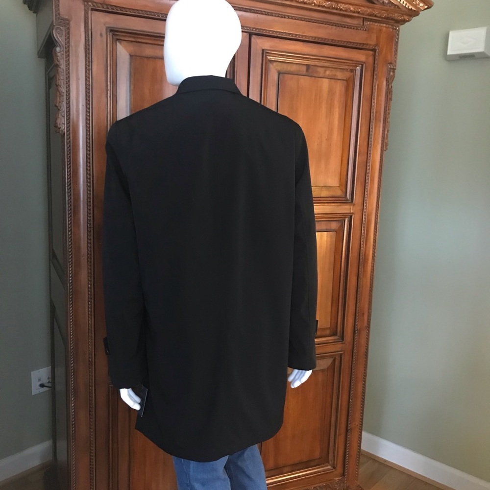 Hart Schaffner Marx Men’s Hartsdale All Weather Raincoat 44R Black - Picture 5 of 16